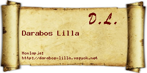 Darabos Lilla névjegykártya